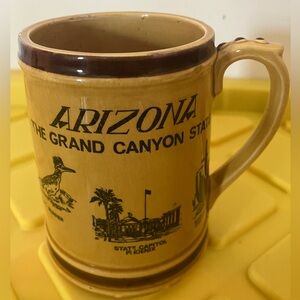 Vintage Arizona mug 1960s souvenir - ceramic kitchenware